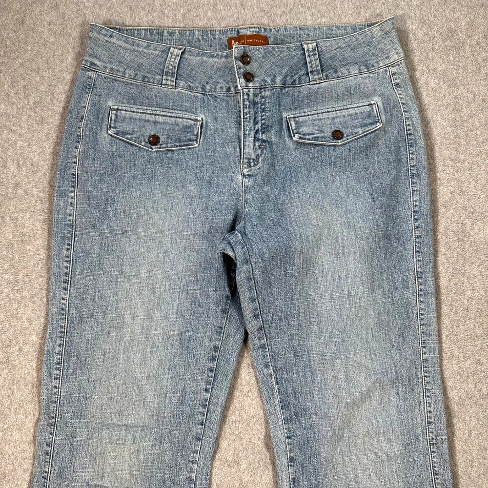 Lee Jeans Vintage Jeans Women's 13/14 Medium Light Wash Pockets Bootcut Flat y2k